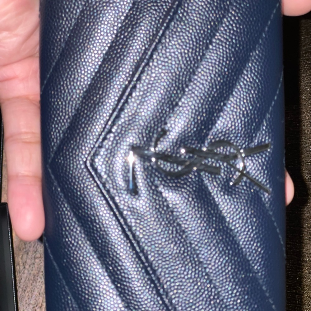 SAINT LAURENT MATELASSÉ SMALL ENVELOPE WALLET